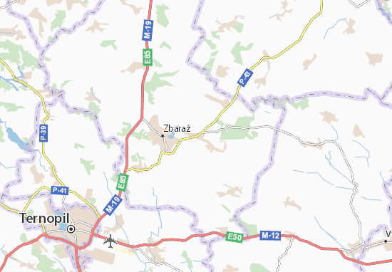 Karte Stadtplan Nyzhchi Lub&#x27;yanky