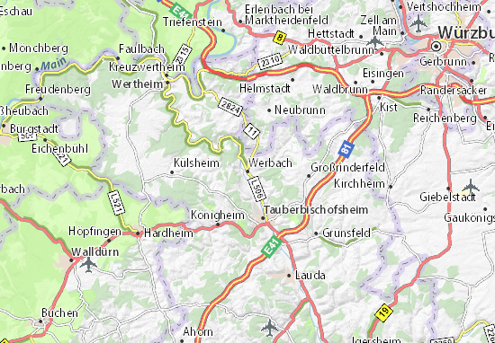 Mapas-Planos Werbach