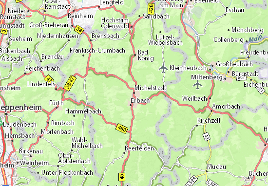 Michelstadt Map