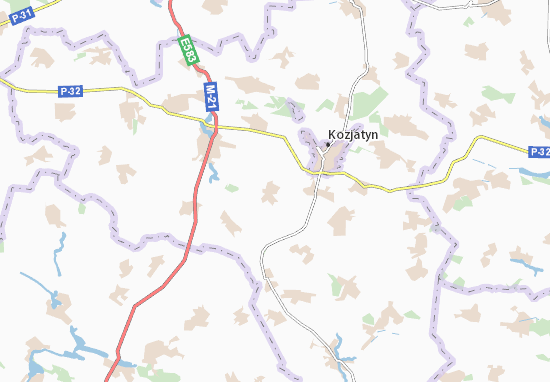 Karte Stadtplan Pykovets&#x27;