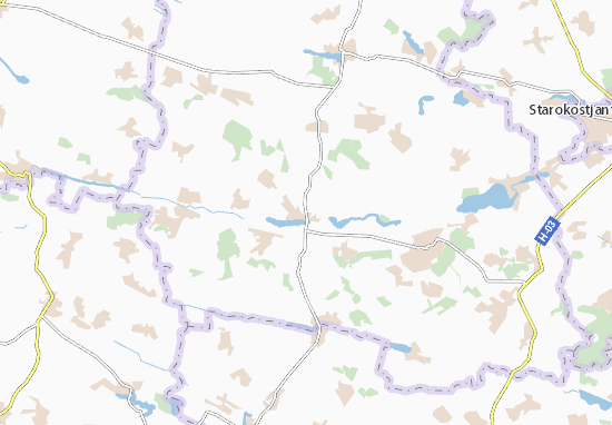 Chernelivka Map