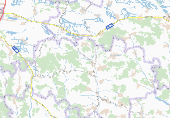 Karte Stadtplan Korosne