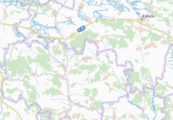 Karte Stadtplan Lypivtsi