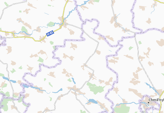 Karte Stadtplan Lypky