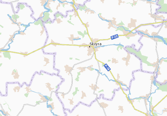 Domantivka Map