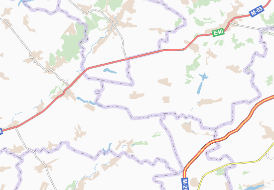 Mapa Sydorenkove