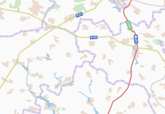 Osychna Map