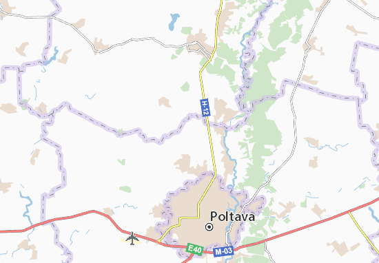 Kaart Plattegrond Brychkivka