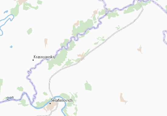 Kaart Plattegrond Zimnyatskiy