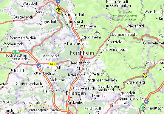 Forchheim Map