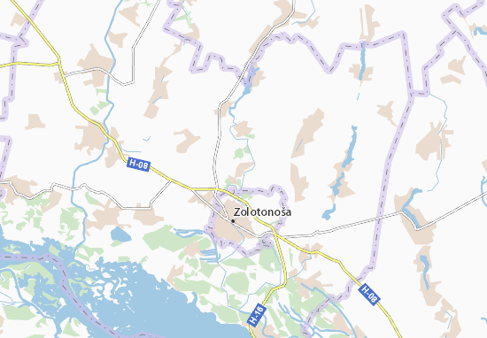 Antypivka Map