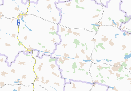Karte Stadtplan Mala Klitna