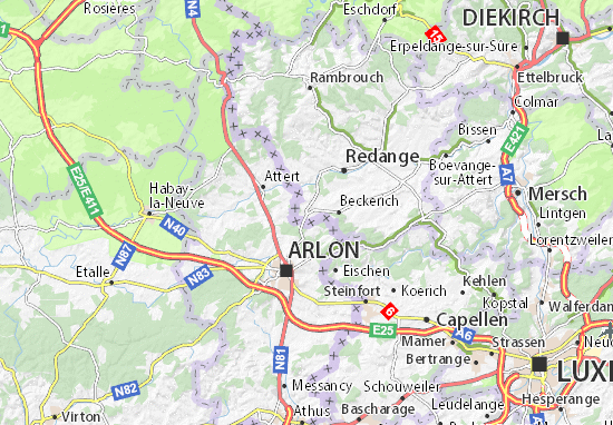 Oberpallen Map