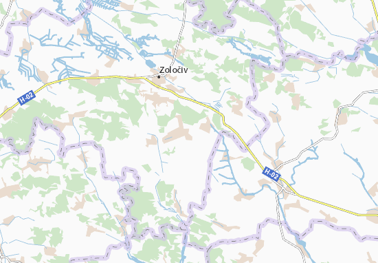 Karte Stadtplan Snovychi