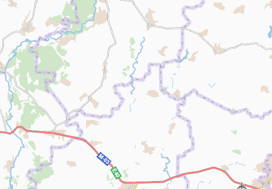Mapa Nova Mykhailivka