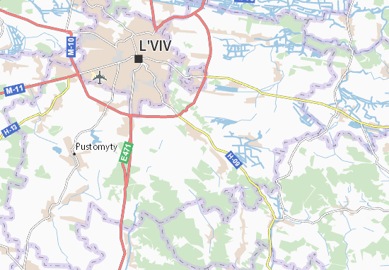 Kaart Plattegrond Davydiv