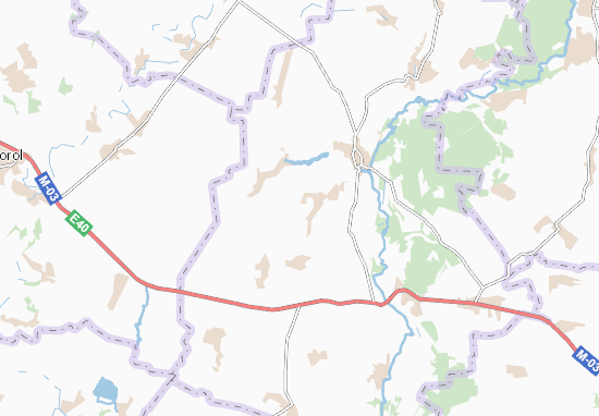 Karte Stadtplan Yakymove