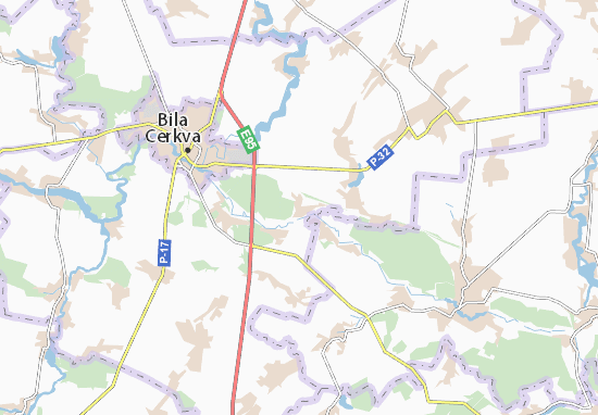 Karte Stadtplan Tomylivka