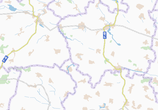 Karte Stadtplan Shybena