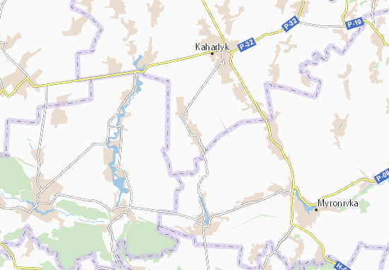 Kaart Plattegrond Shubivka