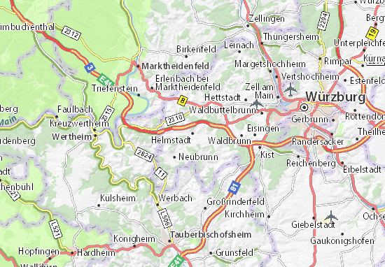 Kaart Plattegrond Helmstadt