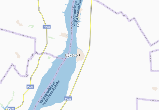 Kaart Plattegrond Bykovo