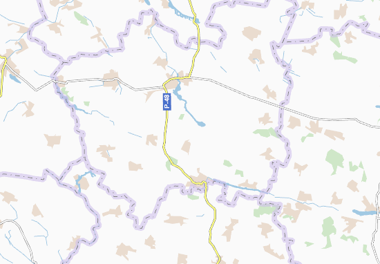 Kaart Plattegrond Karabiivka