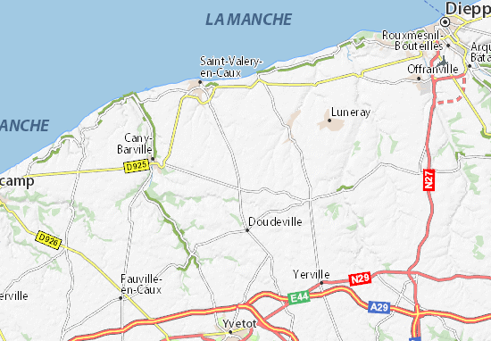 Karte Stadtplan Anglesqueville-la-Bras-Long