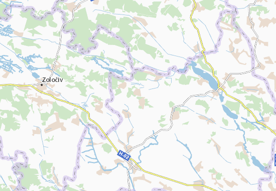 Karte Stadtplan Perepel&#x27;nyky