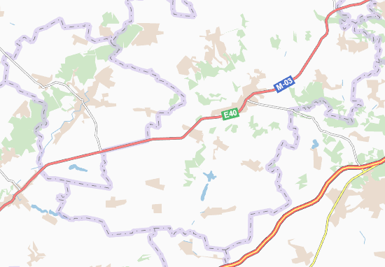 Karte Stadtplan Snizhkiv