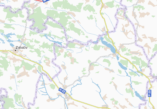Karte Stadtplan Harbuziv