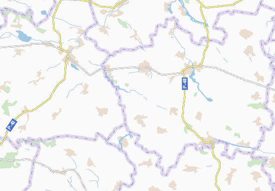 Karte Stadtplan Voronivtsi