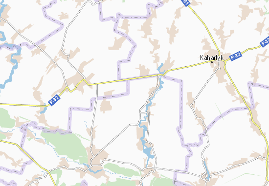 Karte Stadtplan Makivka