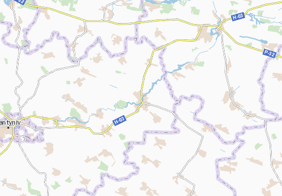 Staryi Ostropil&#x27; Map