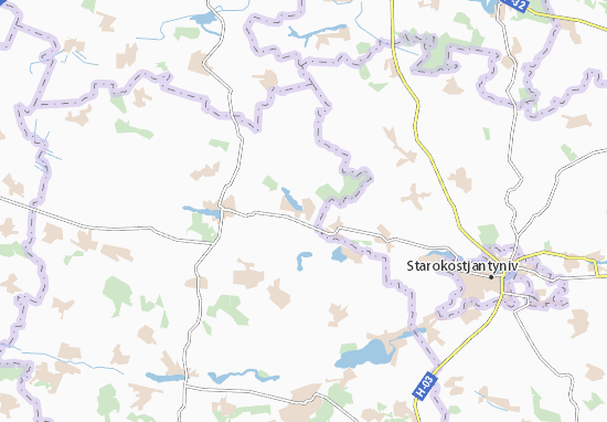 Kaart Plattegrond Kremenchuky