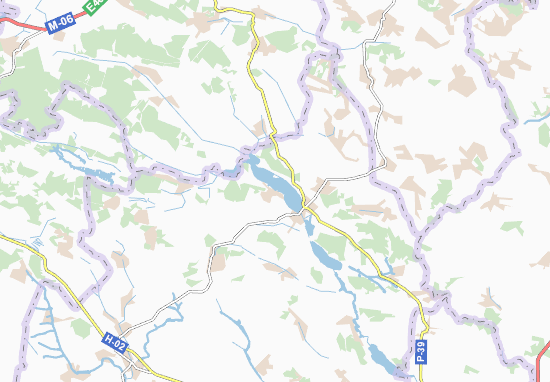 Karte Stadtplan Chystopady