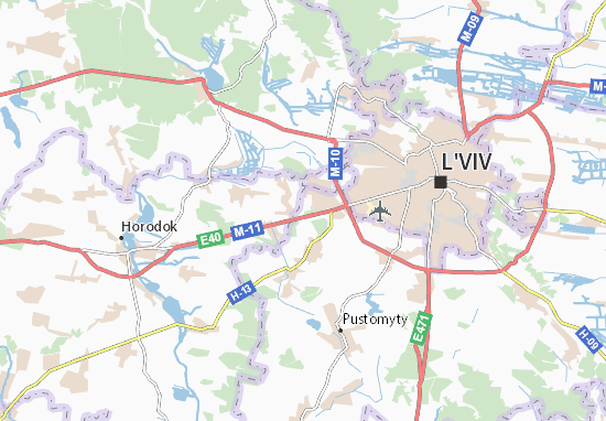 Karte Stadtplan Konopnycia