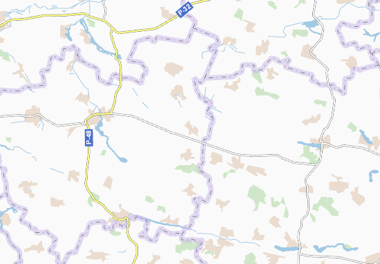 Kaart Plattegrond Volytsya-Pol&#x27;ova