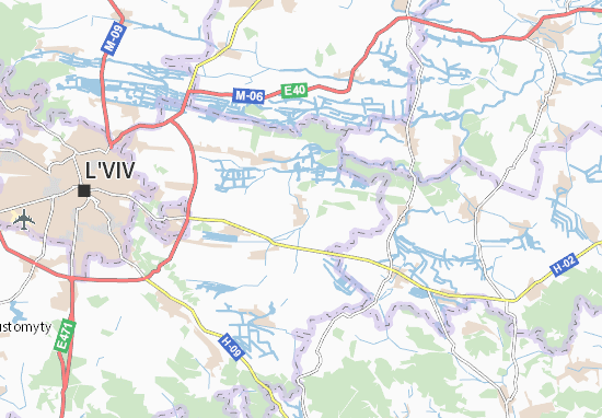 Karte Stadtplan Verkhnya Bilka