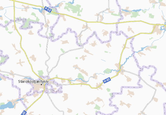 Karte Stadtplan Irshyky