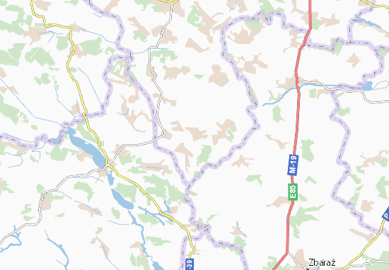 Karte Stadtplan Staryi Oleksynets&#x27;