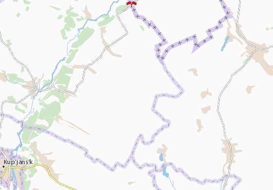 Kaart Plattegrond Novojehorivka