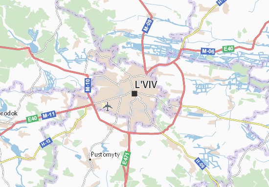 Karte Stadtplan L&#x27;viv