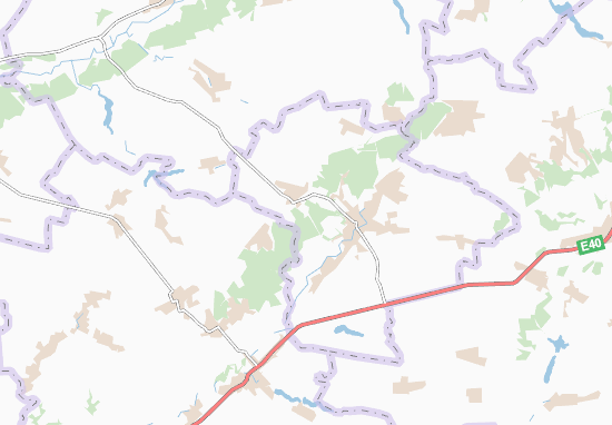 Karte Stadtplan Shelestove