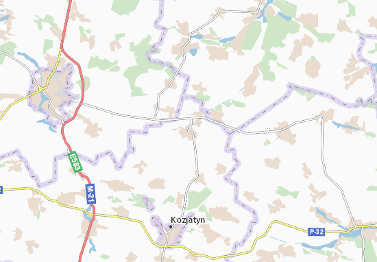 Karte Stadtplan Bilopillya