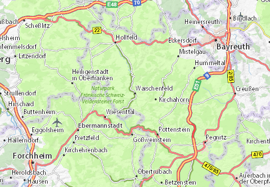 Waischenfeld Map