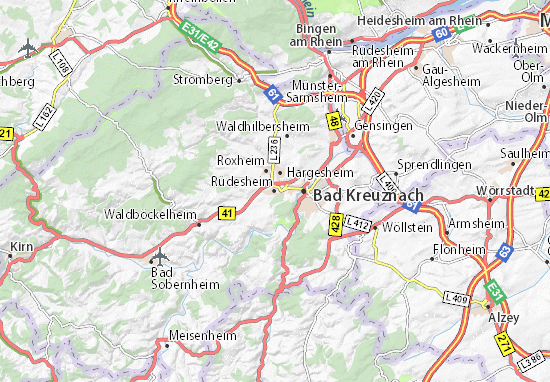 Carte-Plan Rüdesheim