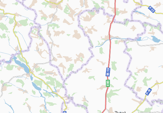 Mapa Ustechko