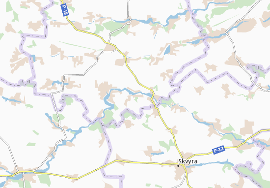 Karte Stadtplan Holub&#x27;yatyn