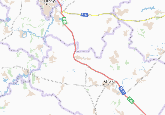 Pokrovs&#x27;ka Bahachka Map